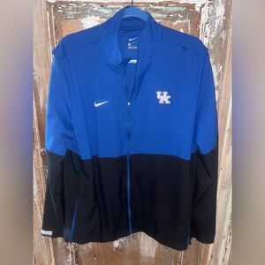 Nike Kentucky Wildcats On-Field Full Zip Jacket Men’s Large Blue/Black